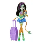 Monster High Skulltimate Secrets Gore-Geous Oasis Playset, Jinafire Long Doll And Accessories