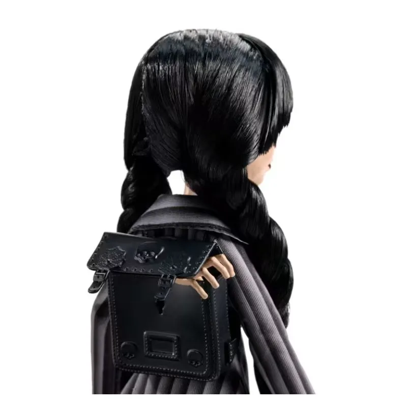 Monster High Wednesday Collectible Doll, Wednesday Addams in Nevermore Academy Uniform With Thing