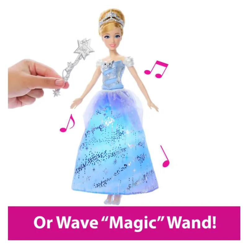 Disney Princess Enchanted Ballgown Cinderella Fashion Doll With Lights & Sounds, inspired By Movie