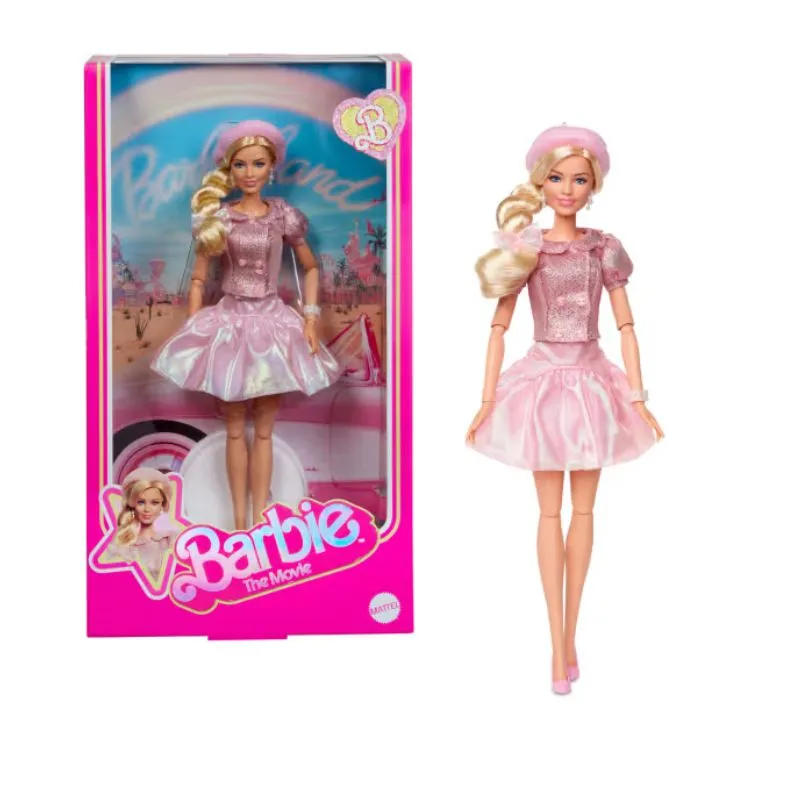 Barbie The Movie Doll, Margot Robbie As Barbie, Collectible Doll Wearing Pink Blouse & Skirt Set