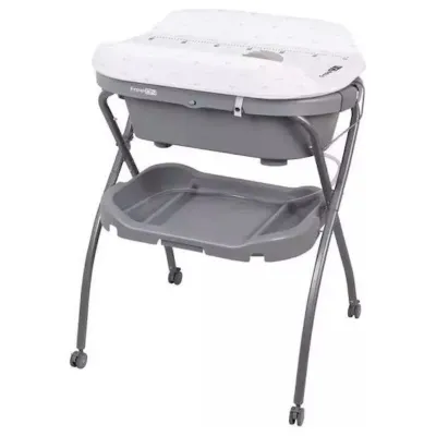 FreeOn Baby Bathtub with Changing Table Base Gray