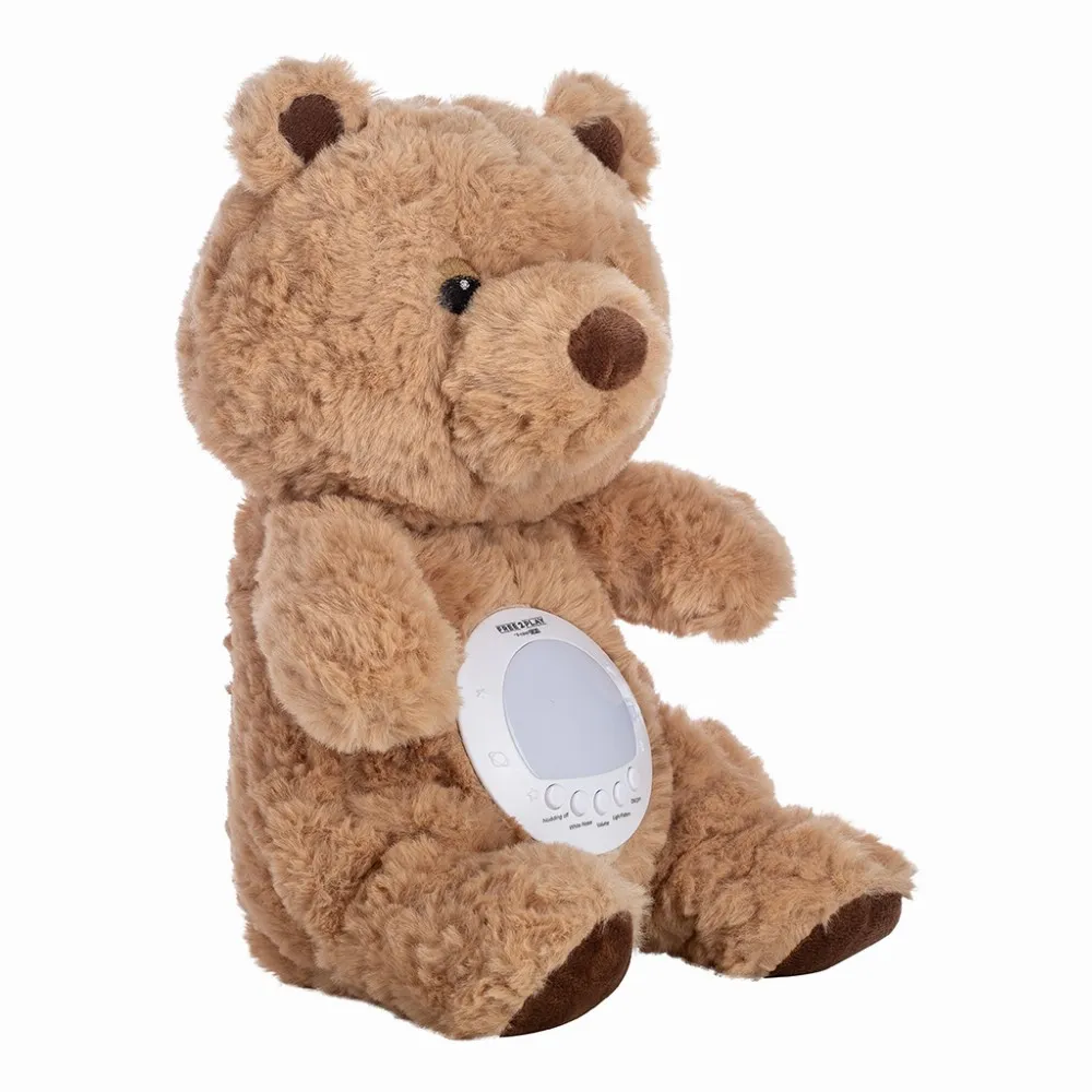 FreeOn Free2Play Soothing plush Teddy Bear with moving head, music and star projector