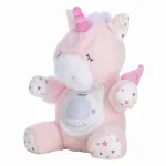 FreeOn Free2Play Soothing plush Unicorn with moving head, music and star projector