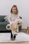 Free2Play Teddy Bear Cuddly 38 cm, white