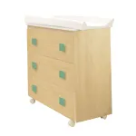 Italbaby Infinito Natural Drawer & Bath Sage