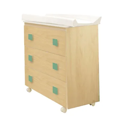 Italbaby Infinito Natural Drawer & Bath Sage