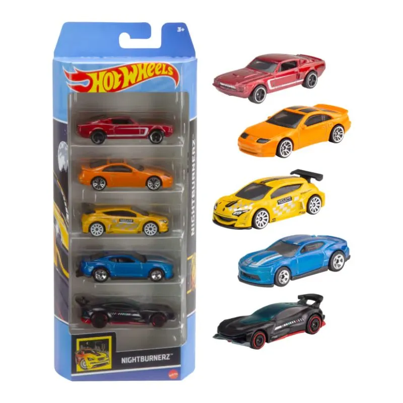 Hot Wheels Cars, 5-Pack Of Die-Cast Toy Cars Or Trucks in 1:64 Scale