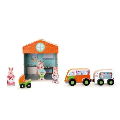 SCRATCH Play Box HOUSE 2 IN 1