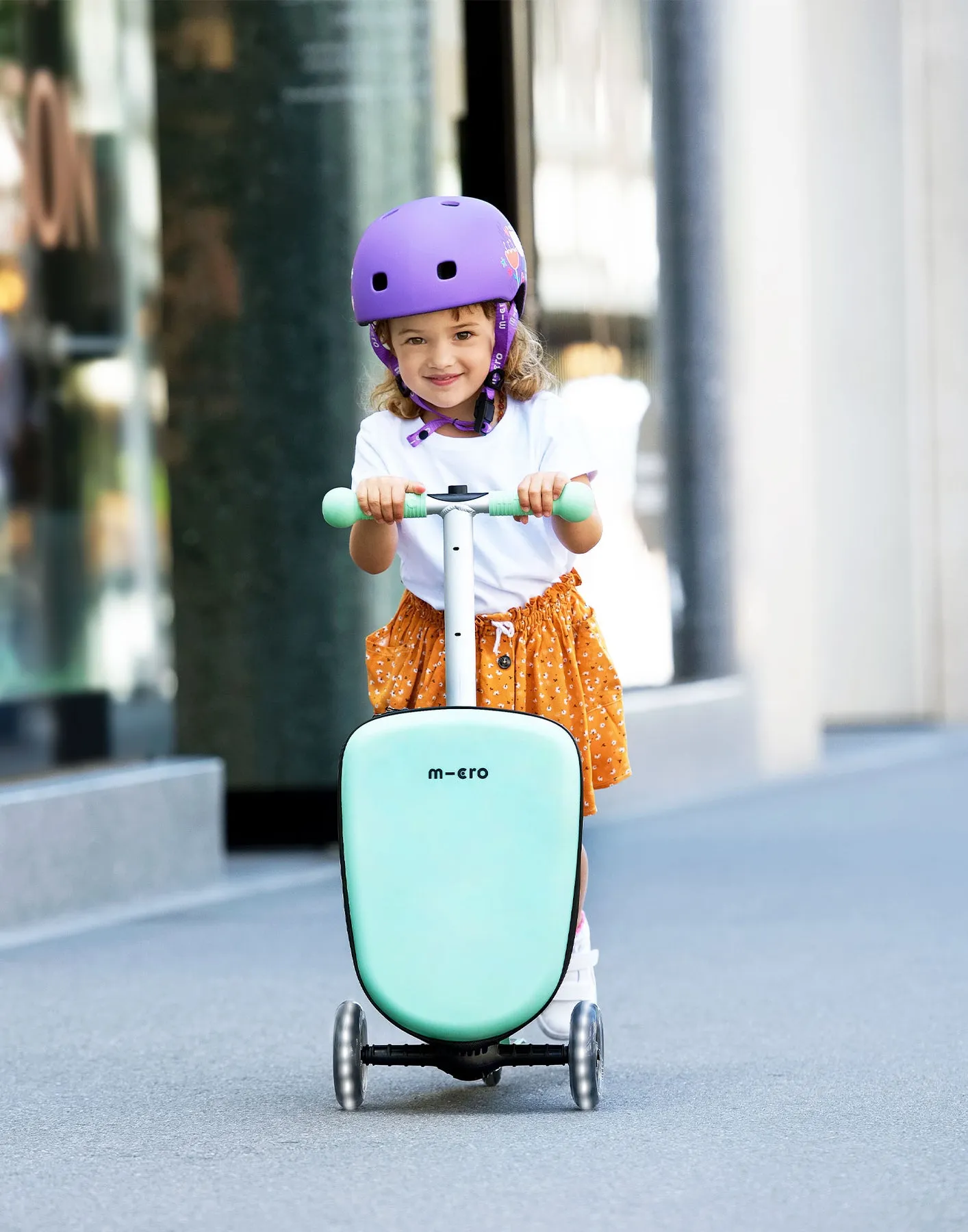Micro Junior Luggage Scooter , Mint