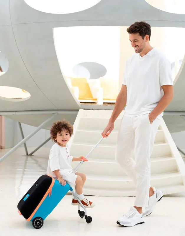 Micro Ride On Luggage Eazy Ocean Blue