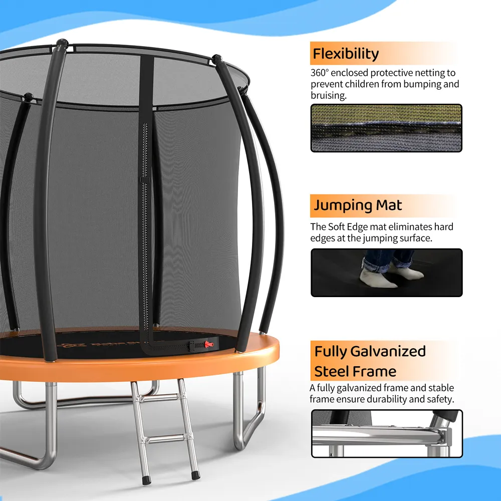 Bebe Stars Trampoline with Net 6ft (185cm)