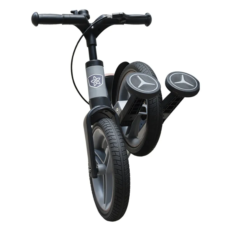 Bebe Stars Bicycle Speedy With Training Wheels Grey