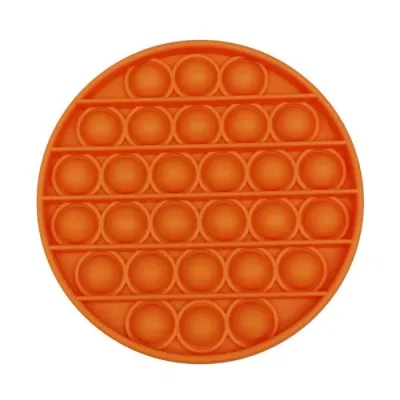 Silicone Pop Bubble Toys Orange