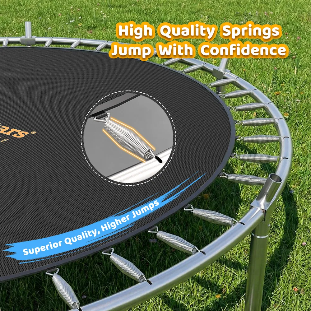 Bebe Stars Trampoline with Net 8FT (245cm)