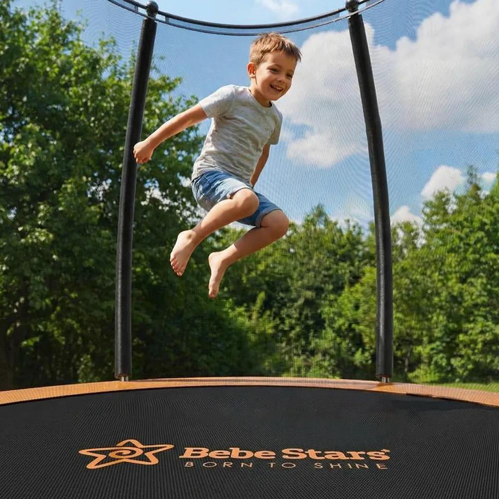 Bebe Stars Trampoline with Net 8FT (245cm)