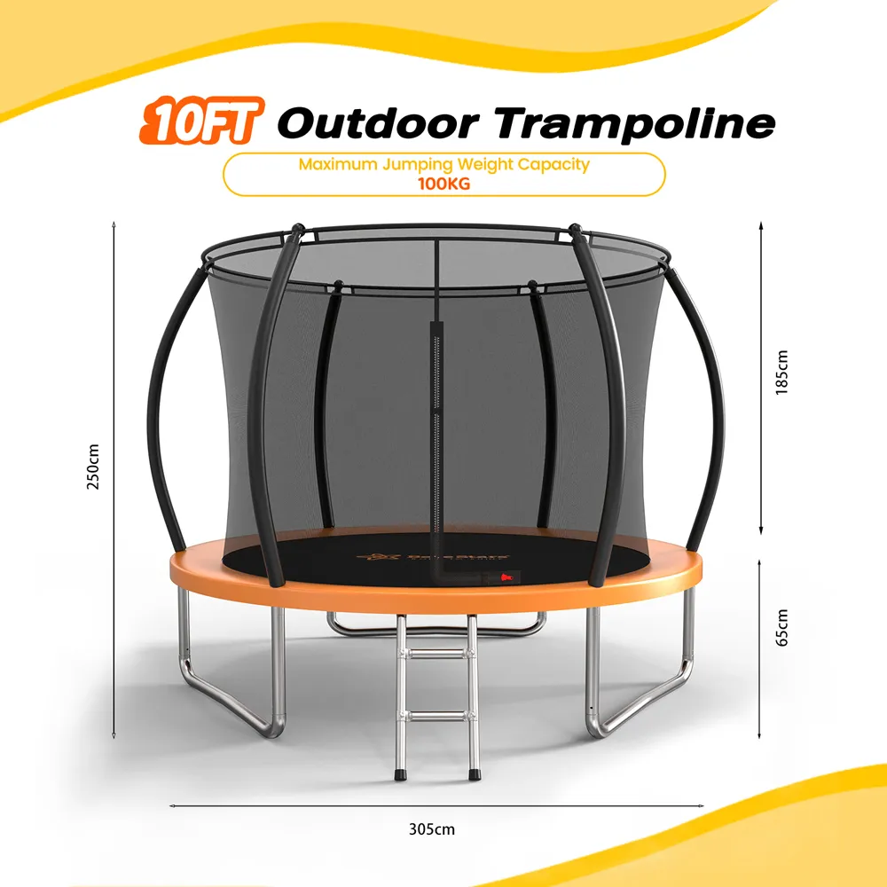 Bebe Stars Trampoline with Net 10FT (305cm)