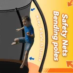 Bebe Stars Trampoline with Net 10FT (305cm)