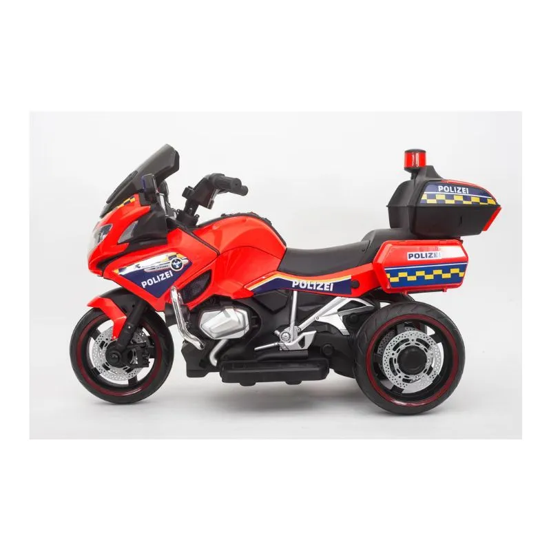 Electric Bike for Kids Police Red ,12V
