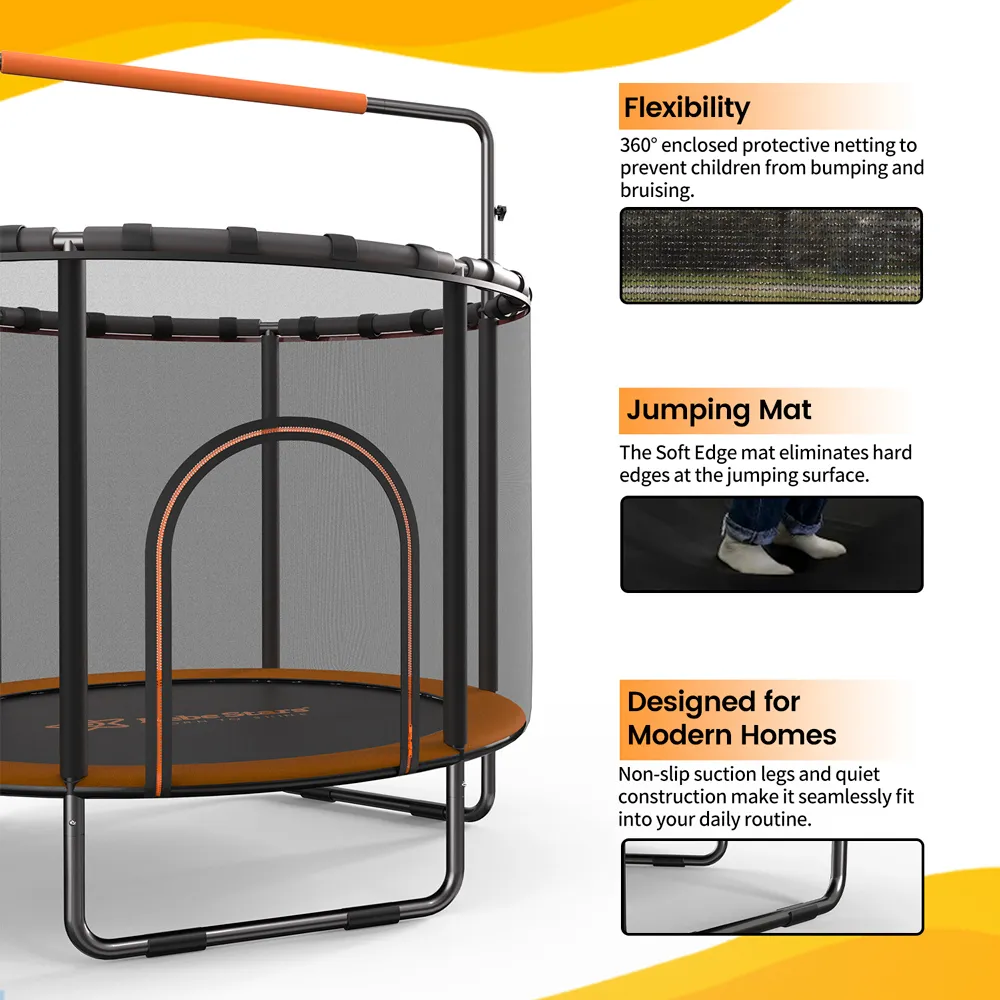 Bebe Stars Trampoline with Net 140cm