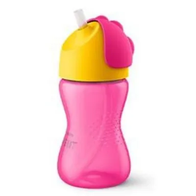 Philips Avent: Straw Cup 300ml  Dinosaur Pink