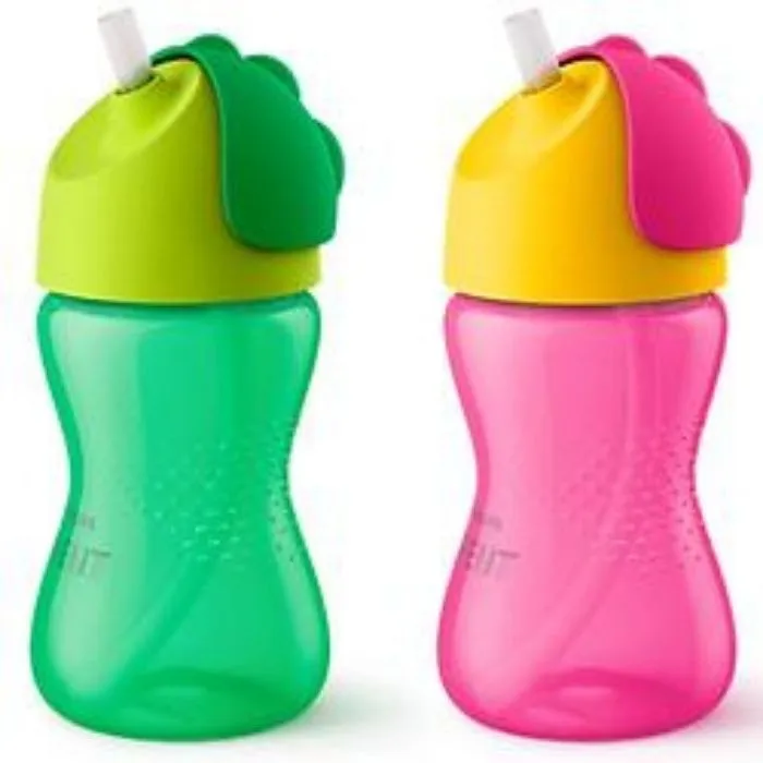 Philips Avent: Straw Cup 300ml  Dinosaur Pink