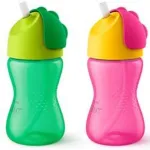 Philips Avent: Straw Cup 300ml  Dinosaur Pink