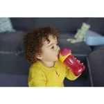 Philips Avent: Straw Cup 300ml  Dinosaur Pink