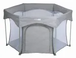 FreeOn Hexagon playpen, grey