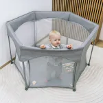 FreeOn Hexagon playpen, grey