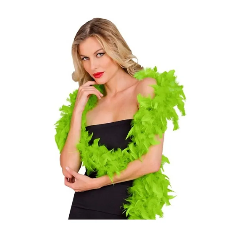 FEATHER BOA lime - 1,80 m