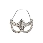 Precious mask with gems on card