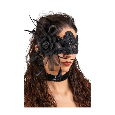 Lace black mask
