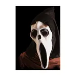 Soft Pvc Scream Mask W/Hood
