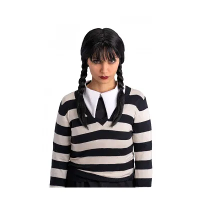 Wednesday wig with fringe