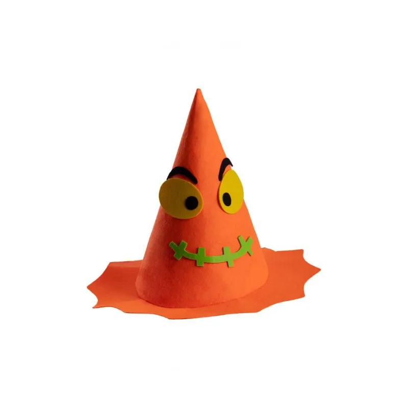 Pumpkin Child Hat In Plastic Fabric