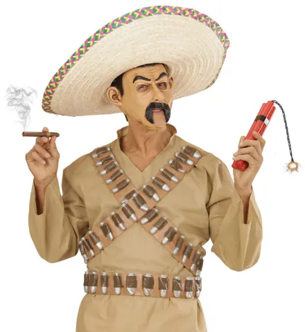 MEXICAN 3/4 OPEN MOUTH MASK