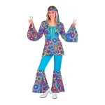 The 70s Groovy Style Blue Bubbles