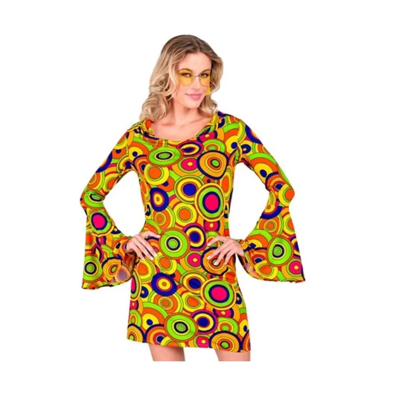 The 70s Groovy Style Yellow Circles