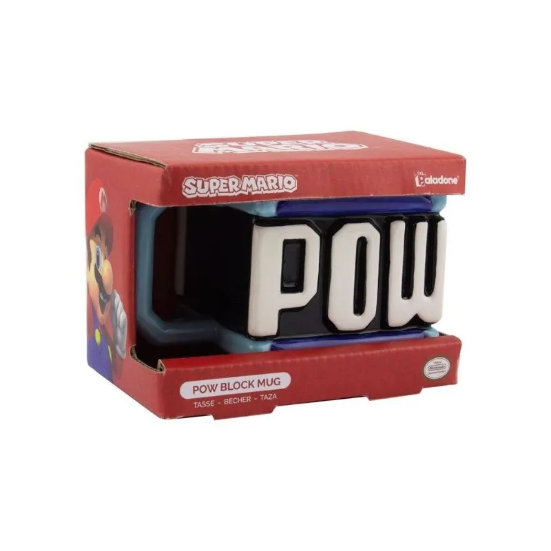 Super Mario Pow Block Mug