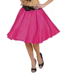 SATIN SKIRT WITH SEWN-IN PETTICOAT