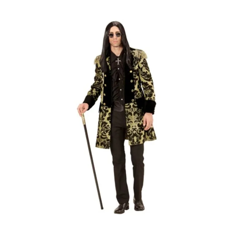 Gold Jacquard Parade Coat