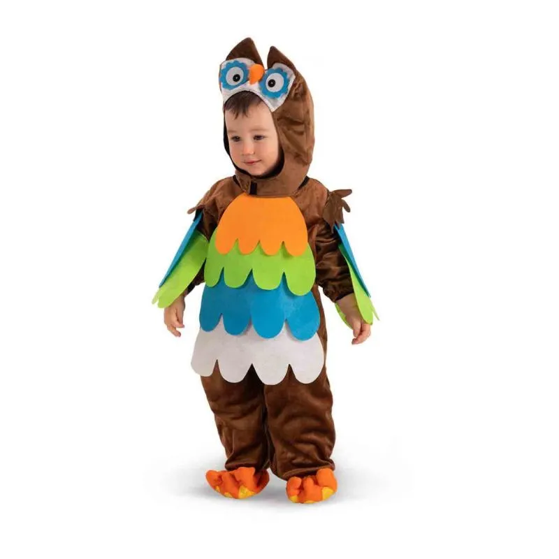 Owl Fleece Jumpsuit With Hood