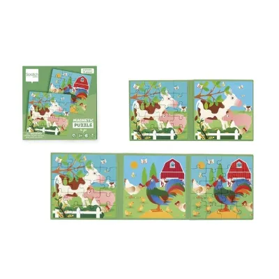 MAGNETIC PUZZLE BOOK FARM