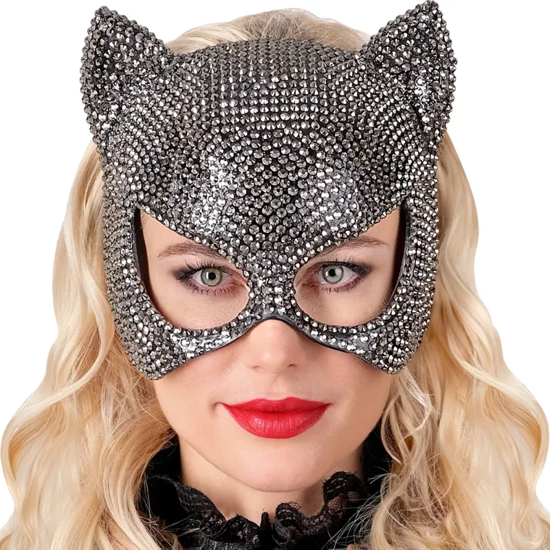 Eye Mask Cat Strass