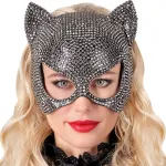 Eye Mask Cat Strass