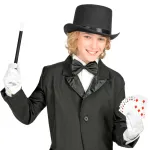 MAGICIAN - top hat, gloves, magic wand