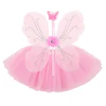 MAGIC FAIRY Pink - tutu, wings, magic wand