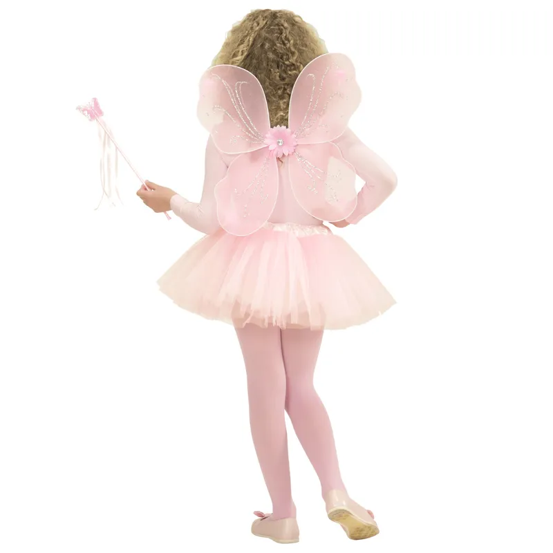 MAGIC FAIRY Pink - tutu, wings, magic wand