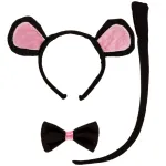 Mouse Dress-up Set - ears, bowtie, tail