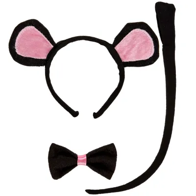 Mouse Dress-up Set - ears, bowtie, tail
